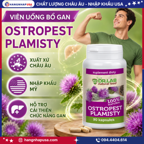 Thông Tin Về Viên Uống Bổ Gan Ostropest Plamisty 90 Viên