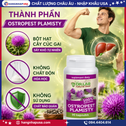 Thành Phần Viên Uống Bổ Gan Ostropest Plamisty 90 Viên