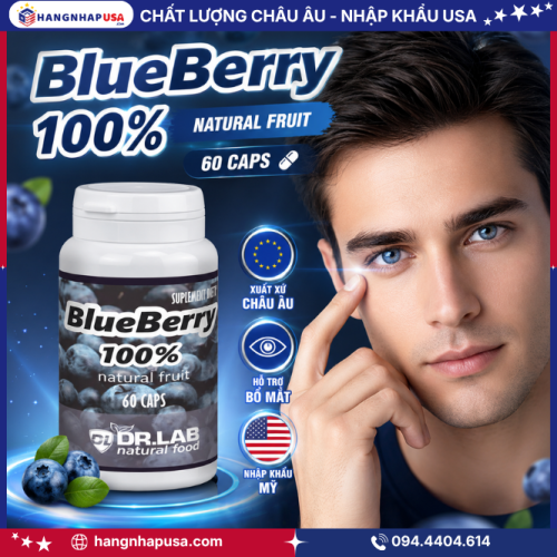 Thông Tin Về Viên Uống Bổ Mắt Blue Berry 60 Viên