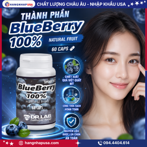 Thành Phần Viên Uống Bổ Mắt Blue Berry 60 Viên