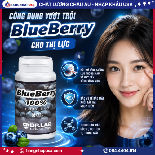 Công Dụng Vượt Trội Của Blue Berry Cho Thị Lực