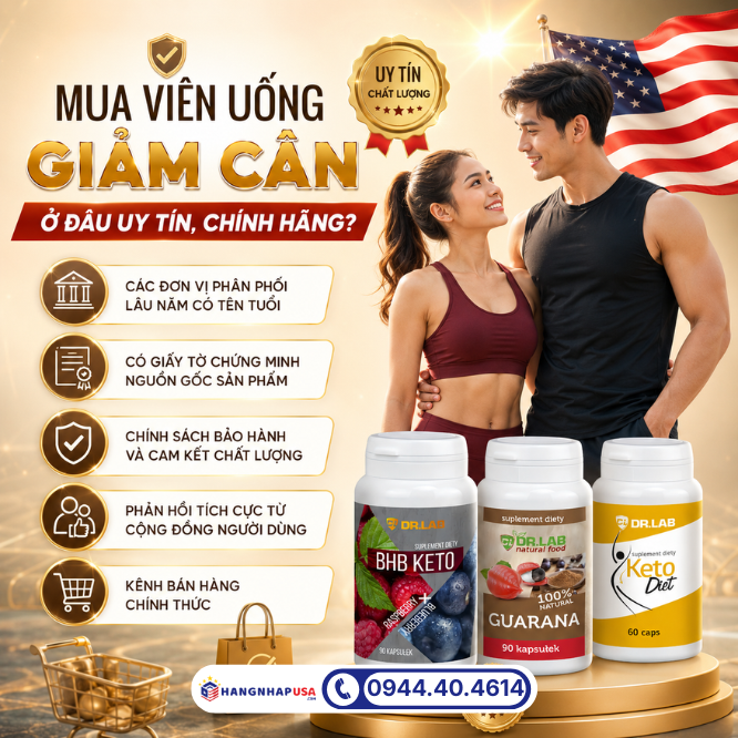 Mua viên uống giảm cân ở đâu uy tín, chính hãng?