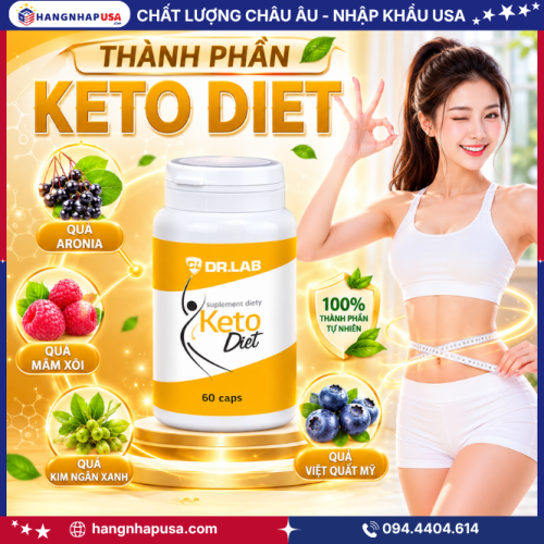 Thành Phần Viên Uống Keto Diet 60 Viên