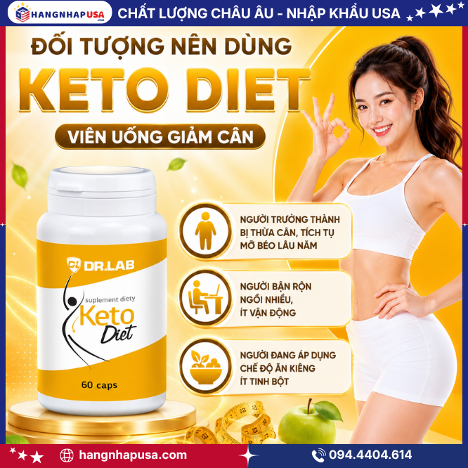 Đối Tượng Nên Dùng Viên Uống Giảm Cân Keto Diet
