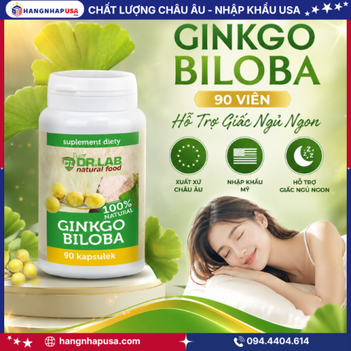 Thông Tin Về Viên Uống Hỗ Trợ Ngủ Ngon Ginkgo Biloba 90 Viên