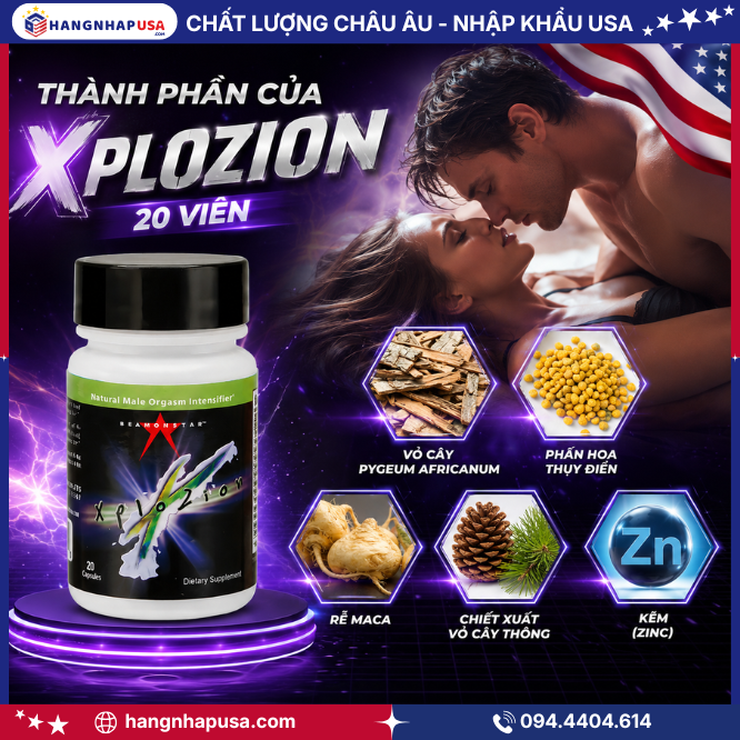 Thành phần của Xplozion 20 viên