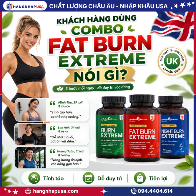 Khách hàng đã dùng Combo Fat Burn Extreme nói gì về sản phẩm?