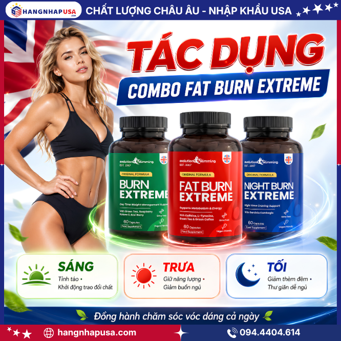 Tác dụng của Combo Fat Burn Extreme