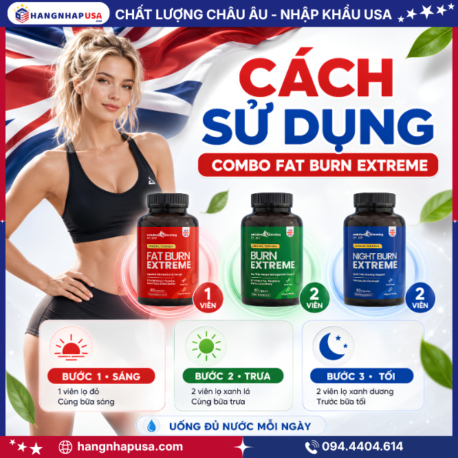 Cách sử dụng Combo Fat Burn Extreme