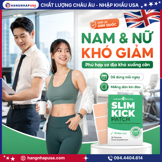Đối tượng sử dụng miếng dán giảm cân Slim Kick 30 miếng - 1
