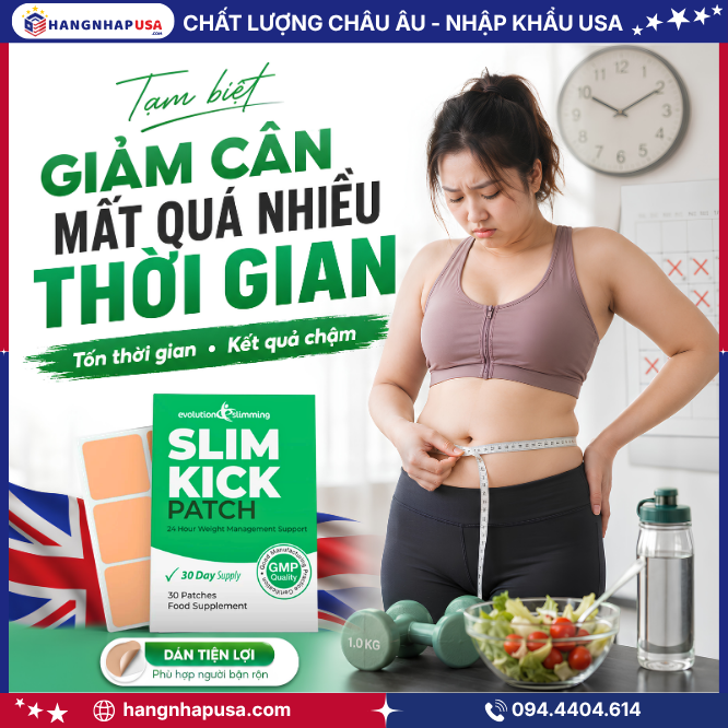 Miếng dán giảm cân Slim Kick 30 miếng là gì?-1