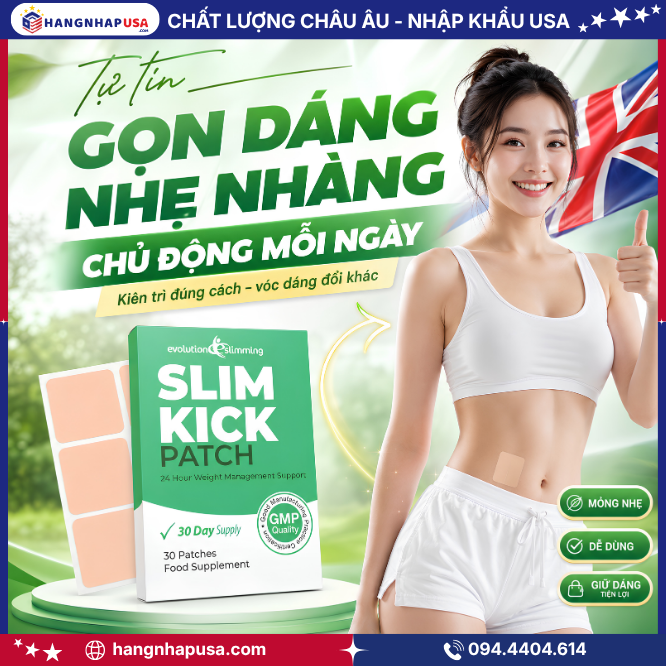 Miếng dán giảm cân Slim Kick 30 miếng là gì?-2