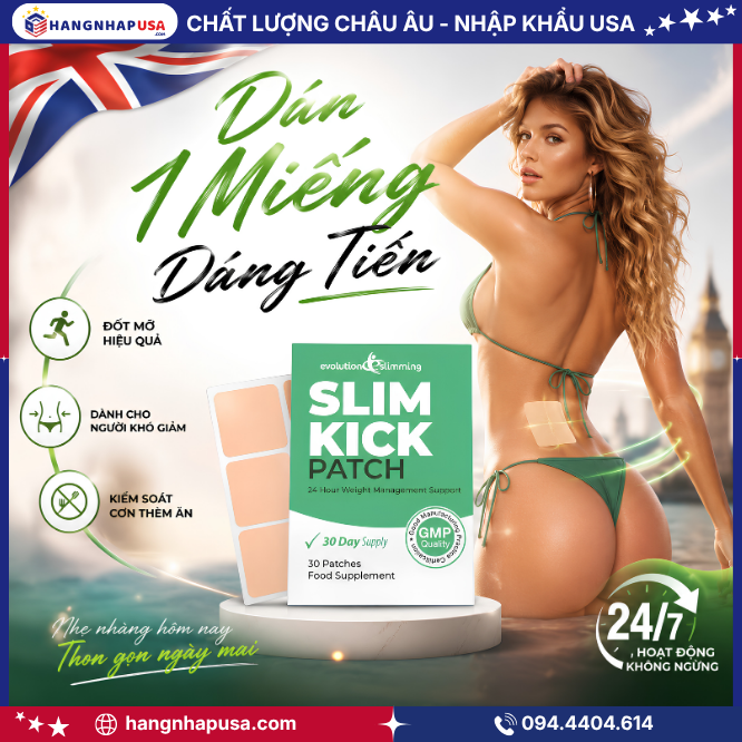 Tác dụng của miếng dán giảm cân Slim Kick 30 miếng 2