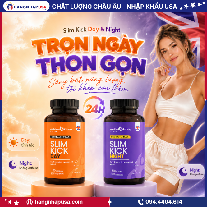 Combo Slim Kick Day & Night: Bí quyết lấy lại vóc dáng thon gọn nhanh chóng từ Anh Quốc 2