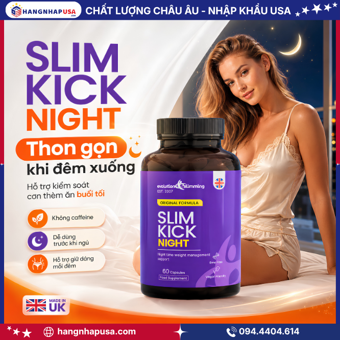Slim Kick Night: Giảm cân ban đêm, duy trì vóc dáng