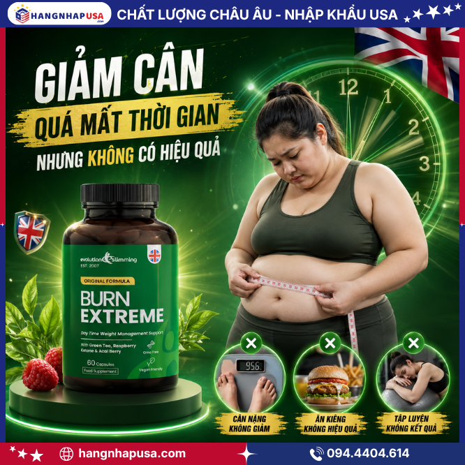 Viên uống giảm cân Burn Extreme 60 viên