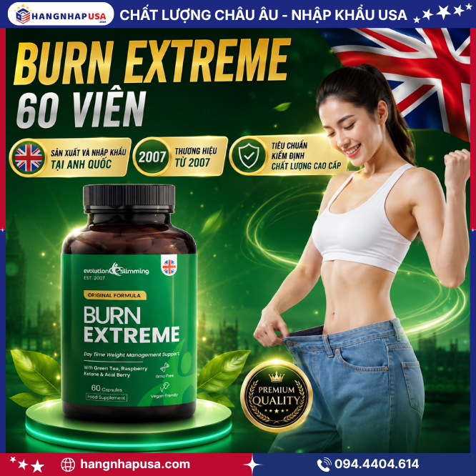 Viên uống giảm cân cao cấp Burn Extreme 60 viên là gì?