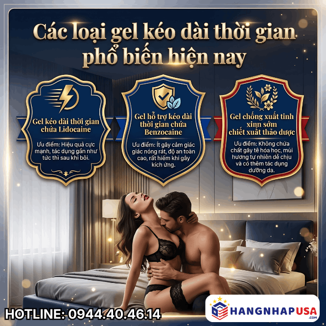 Gel chống xuất tinh sớm - Hàng nhập USA