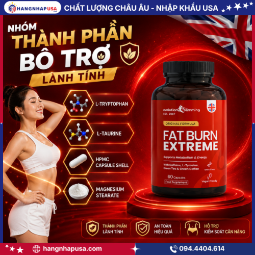 Nhóm thành phần hỗ trợ lành tính, ngăn ngừa tăng cân trở lại