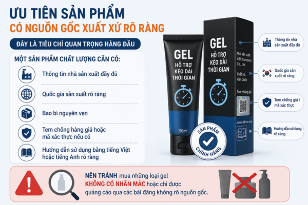 gel bôi kéo dài thời gian cho nam