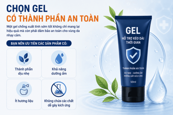 gel bôi kéo dài thời gian cho nam