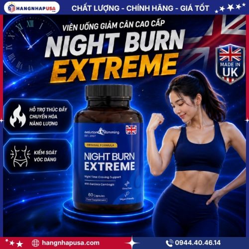 Viên uống giảm cân Night Burn Extreme 60 viên