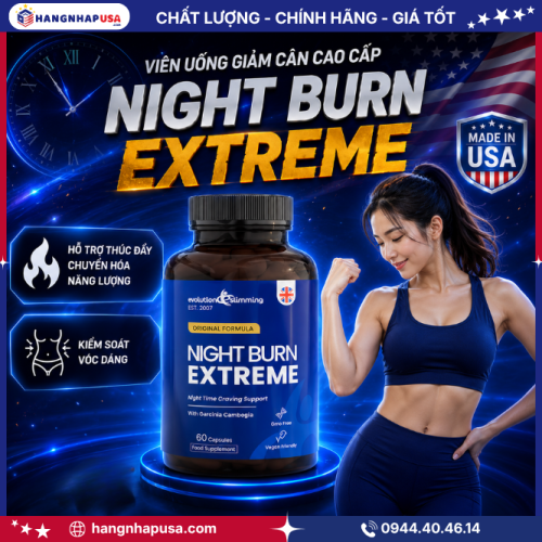 Viên uống giảm cân cao cấp Night Burn Extreme 60 viên là gì?