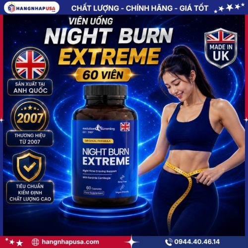 Viên uống giảm cân cao cấp Night Burn Extreme 60 viên là gì?