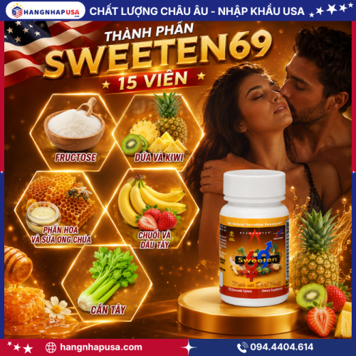 Thành phần của Sweeten69 15 viên
