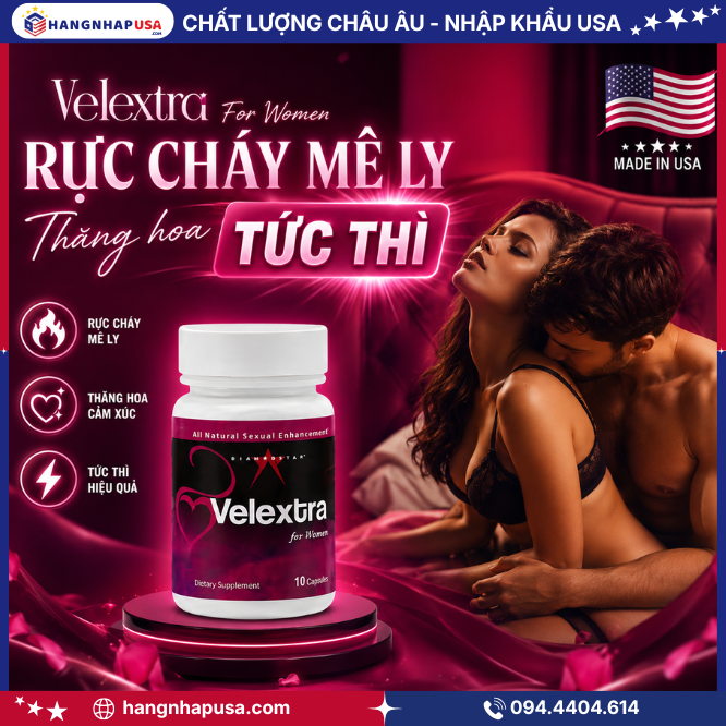Thông tin về sản phẩm Velextra For Women 10 viên