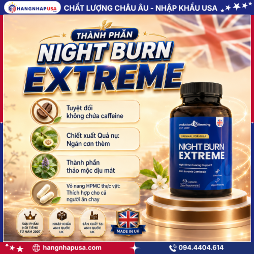 Thành phần Night Burn Extreme