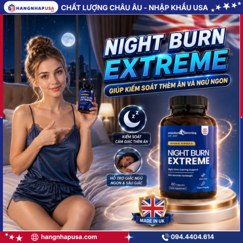 Viên uống giảm cân ban đêm Night Burn Extreme