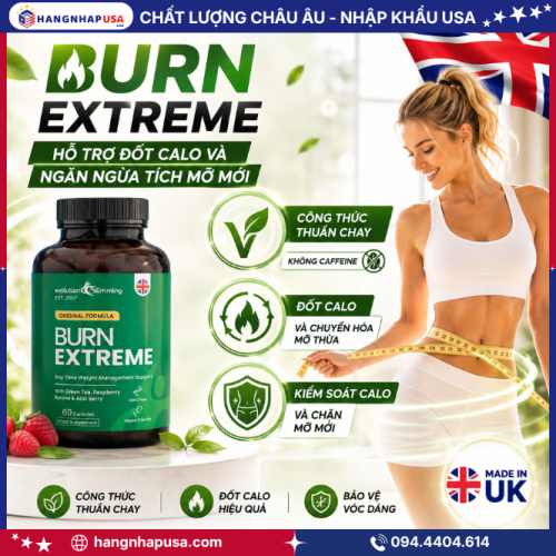 Burn Extreme: Hỗ trợ đốt calo và ngăn ngừa tích mỡ mới