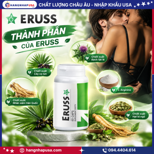 Thành phần của ERUSS 60 viên