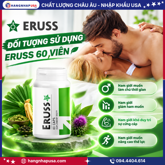 Đối tượng sử dụng ERUSS 60 viên