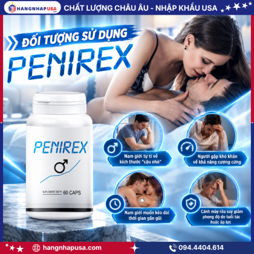Đối tượng sử dụng Penirex 60 viên